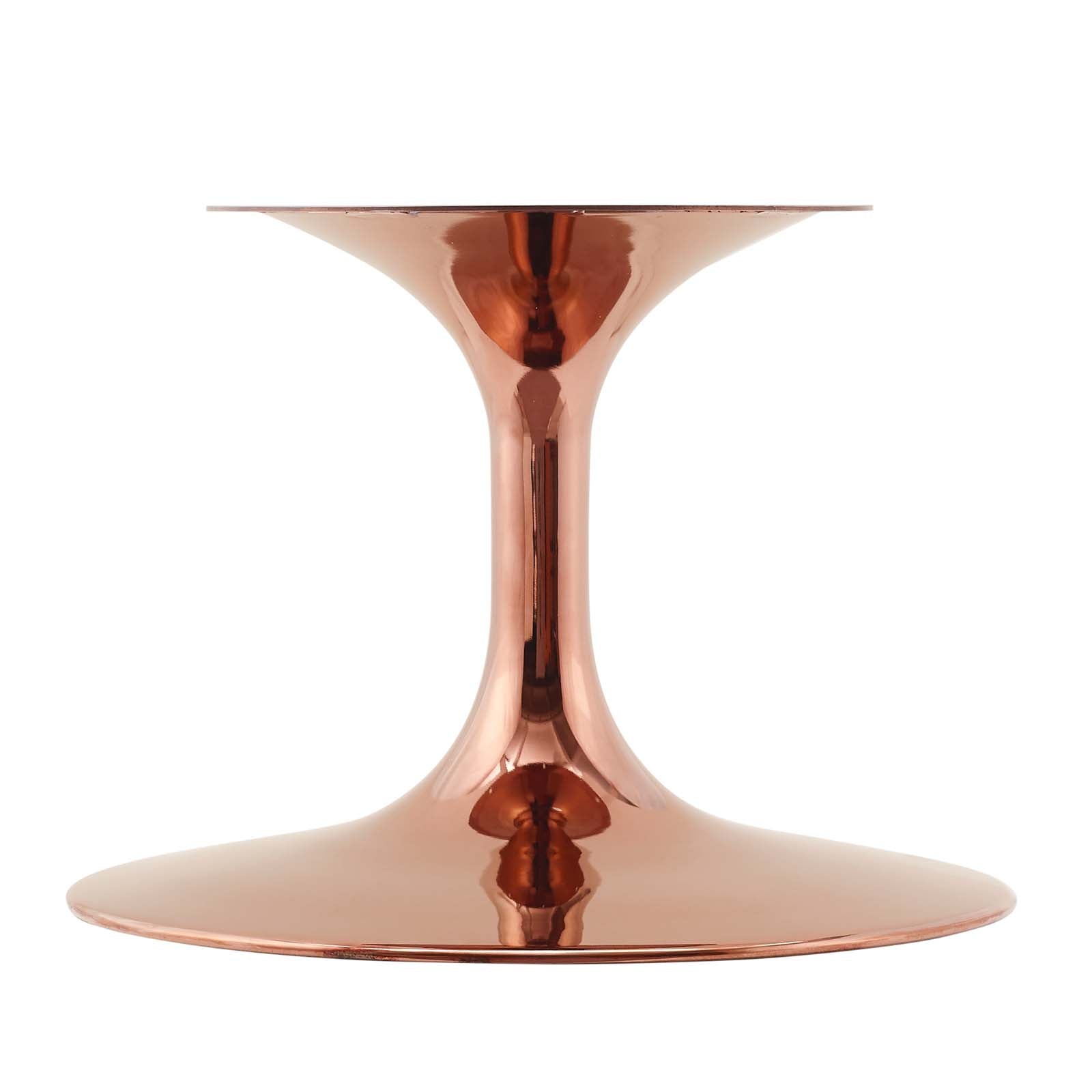Lippa 48" Oval Artificial Marble Coffee Table By Modway - EEI-5283 | Coffee Tables | Modishstore - 4