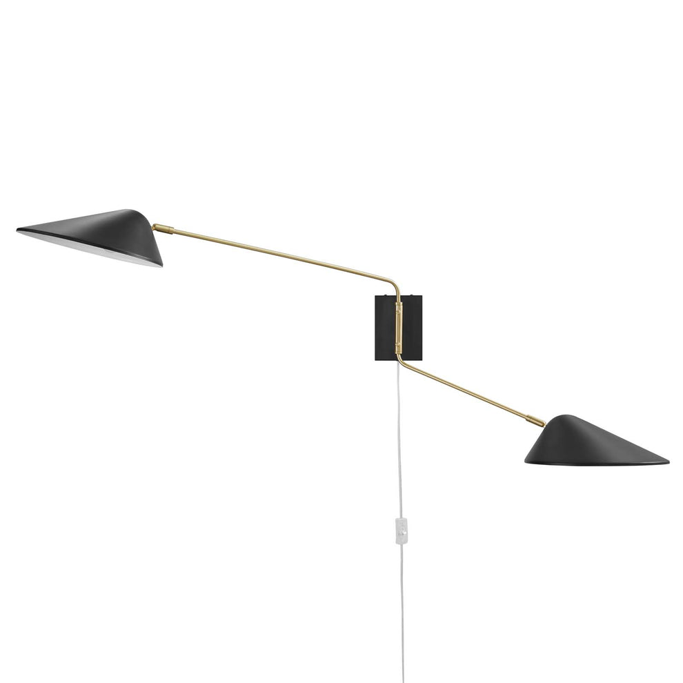 Modway Journey 2-Light Swing Arm Wall Sconce - EEI-5294 | Sconces | Modishstore - 1