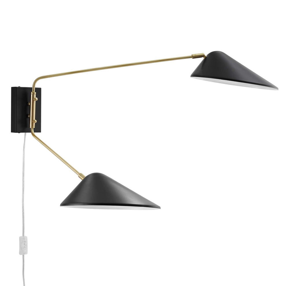 Modway Journey 2-Light Swing Arm Wall Sconce - EEI-5294 | Sconces | Modishstore - 2