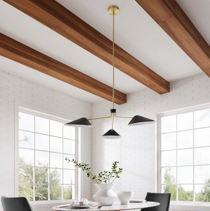 Modway Journey 3-Light 14" Arm Pendant - EEI-5297 | Pendant Lamps | Modishstore - 1