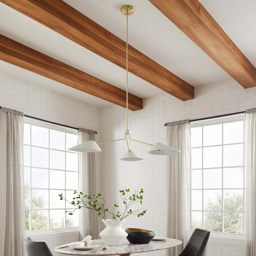 Modway Journey 3-Light 14" Arm Pendant - EEI-5297 | Pendant Lamps | Modishstore - 8