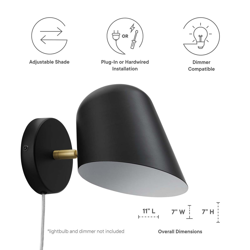 Modway Briana Swivel Wall Sconce - EEI-5300 | Sconces | Modishstore - 7