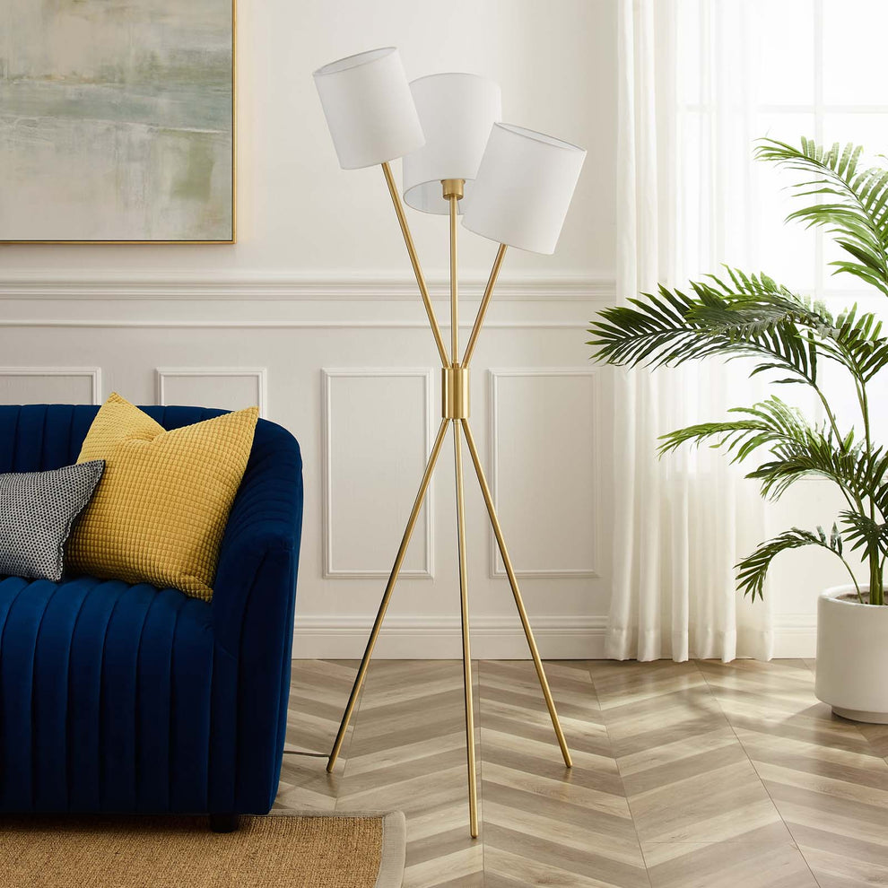 Modway Alexa 3-Light Floor Lamp - EEI-5302 | Floor Lamps | Modishstore - 1