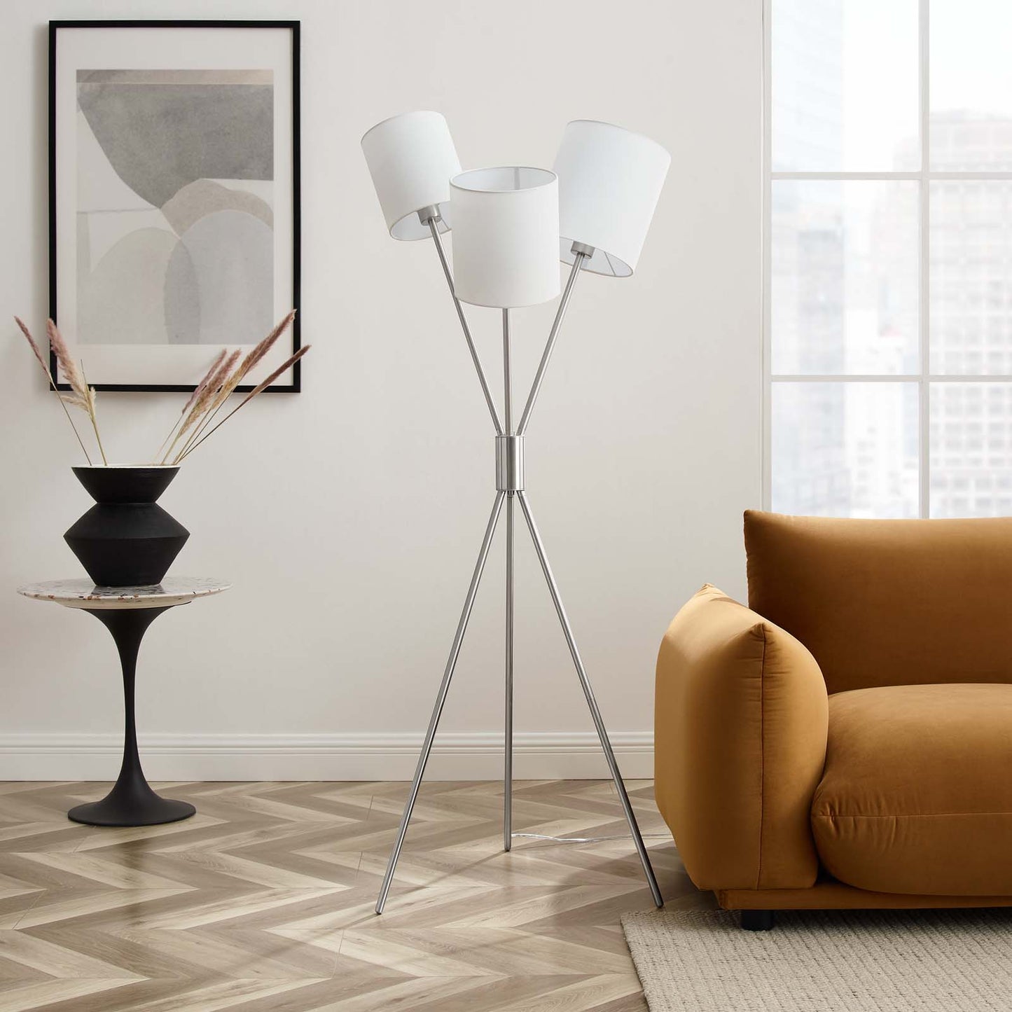 Modway Alexa 3-Light Floor Lamp | Floor Lamps | Modishstore-8