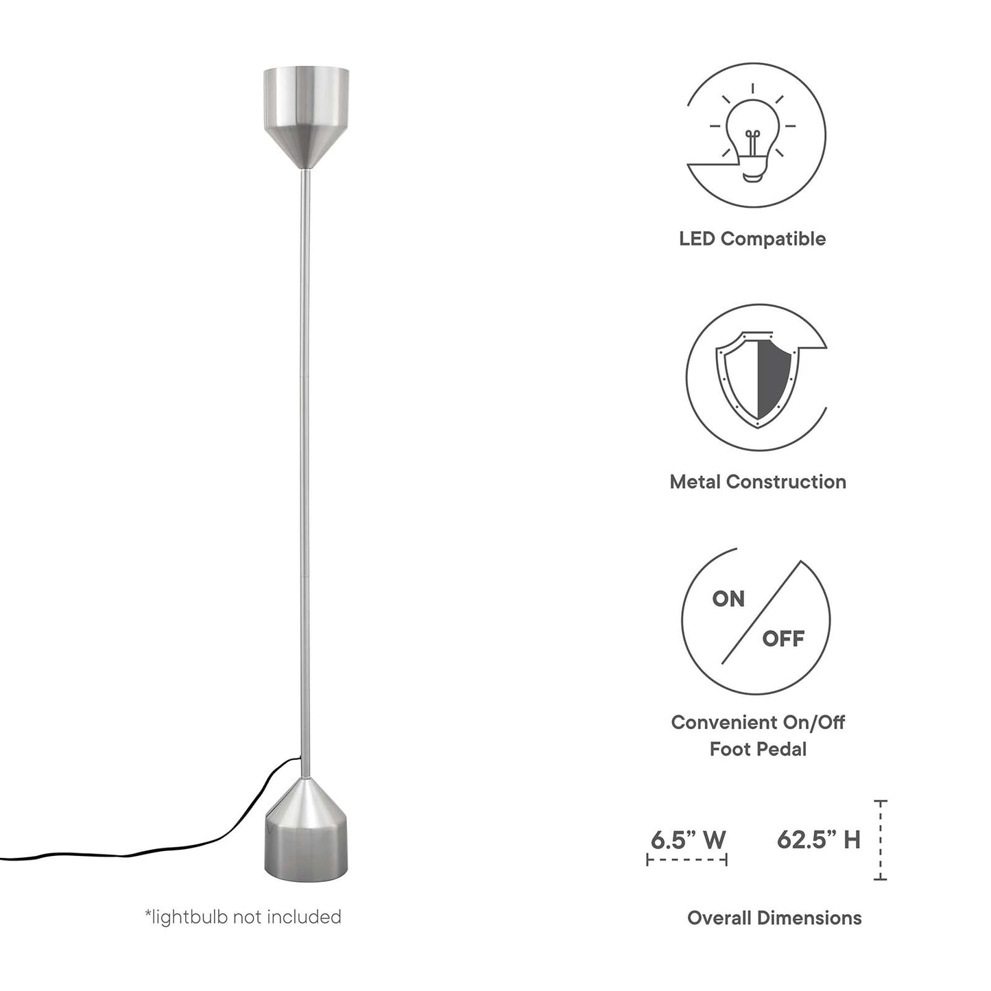 Modway Kara Standing Floor Lamp | Floor Lamps | Modishstore-14