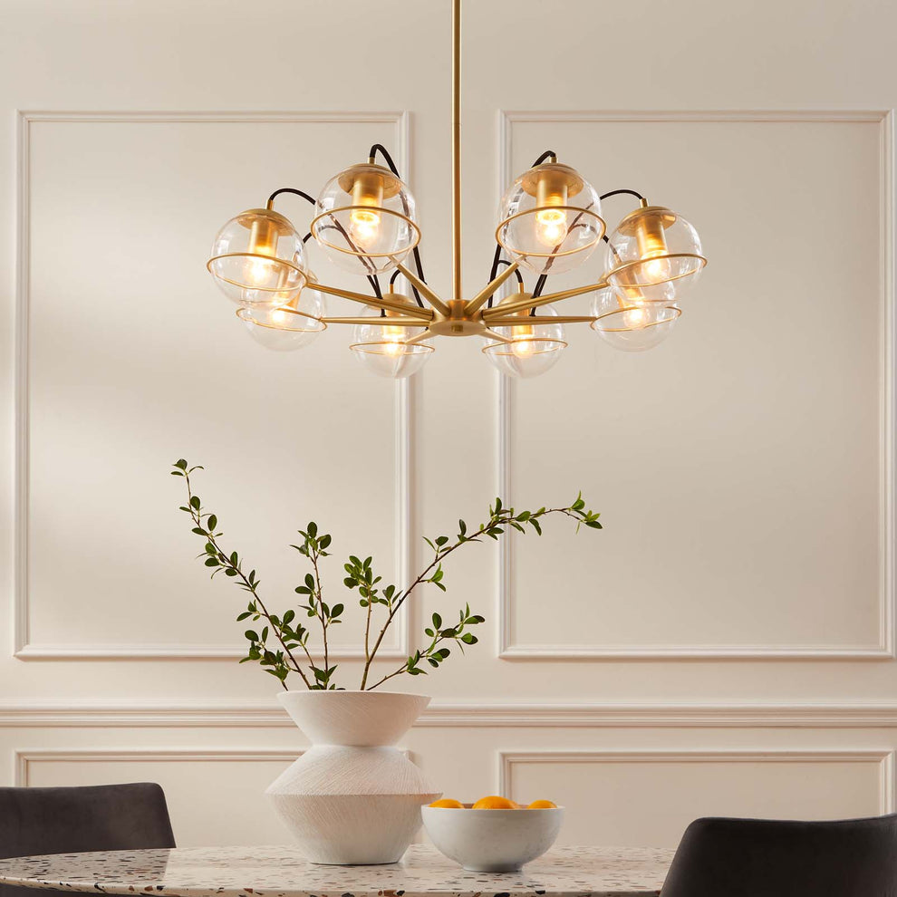 Modway Hanna 8-Light Chandelier - EEI-5307 | Pendant Lamps | Modishstore - 1