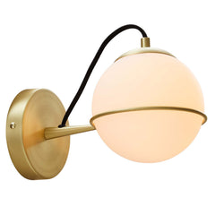 Modway Hanna Hardwire Wall Sconce - Glass Brass – EEI-5308