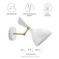 Declare Adjustable Wall Sconce By Modway - EEI-5309 | Ceiling Lamps | Modway - 16