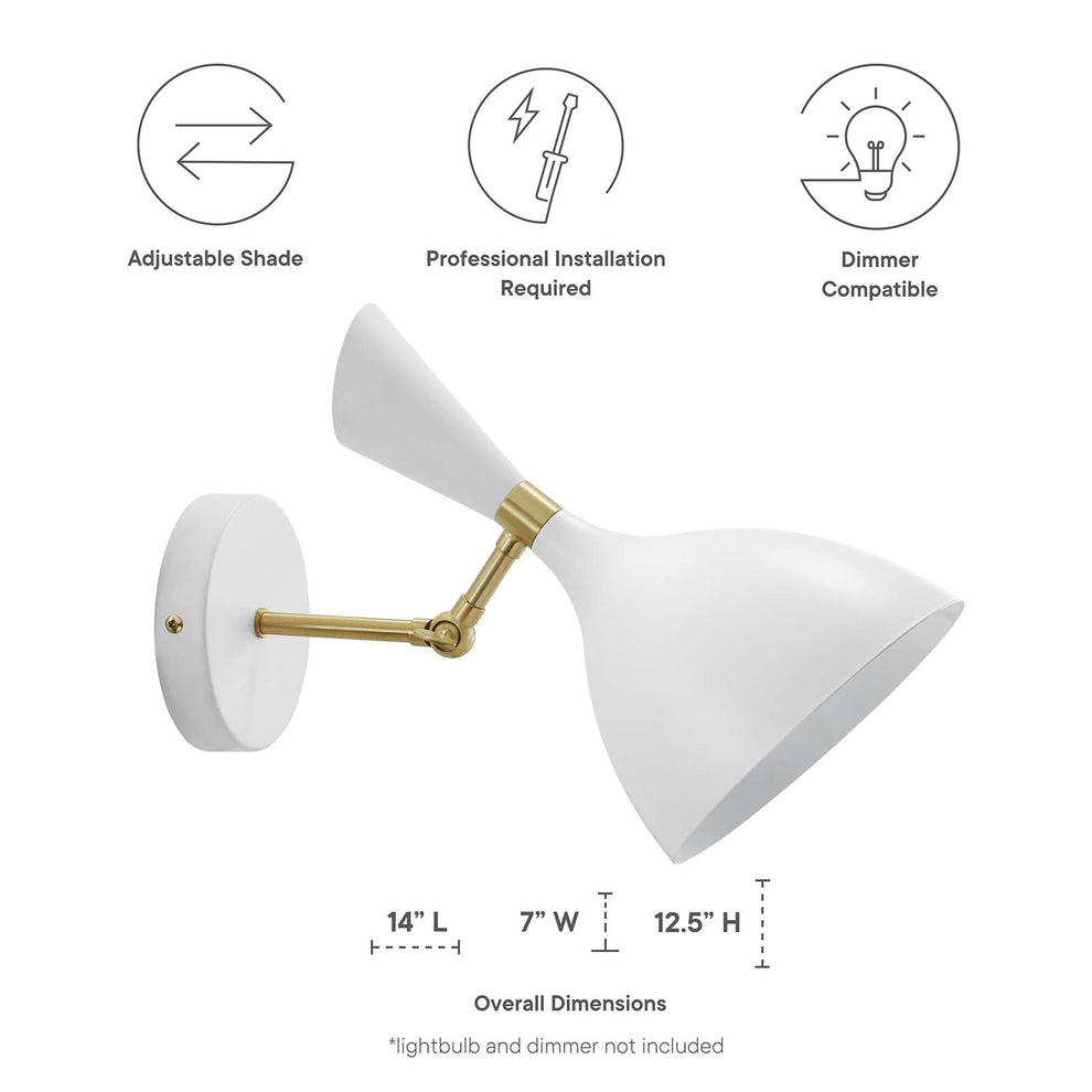 Declare Adjustable Wall Sconce By Modway - EEI-5309 | Ceiling Lamps | Modishstore - 16
