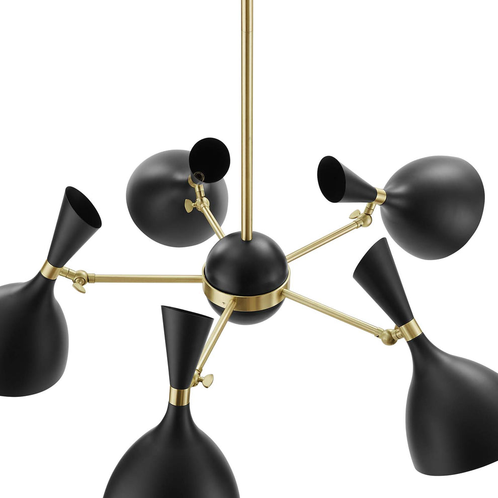Modway Declare 5-Light 6" Arm Pendant - EEI-5310 | Pendant Lamps | Modishstore - 5