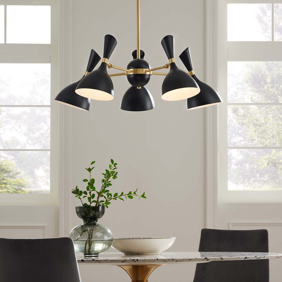 Modway Declare 5-Light 6" Arm Pendant - EEI-5310 | Pendant Lamps | Modishstore - 3