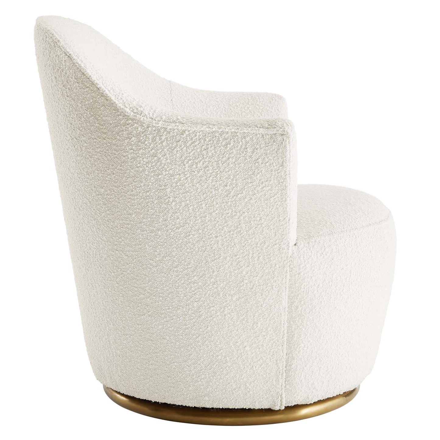 Nora Boucle Upholstered Swivel Chair By Modway | Armchairs | Modishstore-3