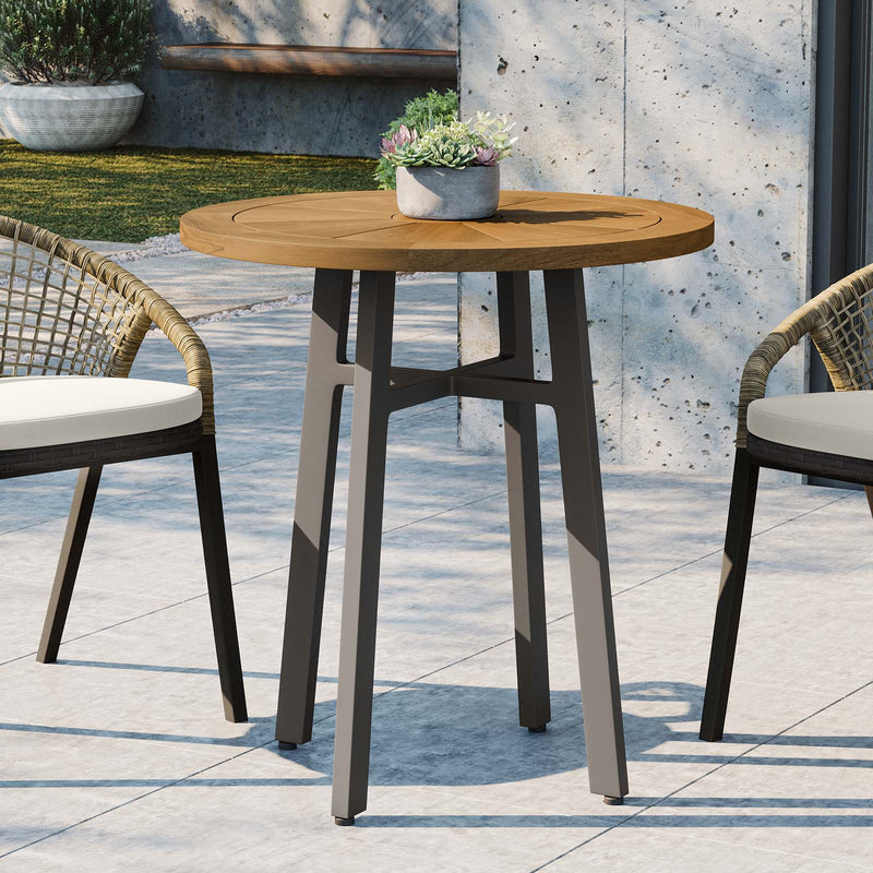 Meadow Outdoor Patio Teak Wood Dining Table By Modway - EEI-5312 | Outdoor Tables | Modishstore - 1