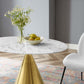 Tupelo 42" Oval Artificial Marble Dining Table By Modway - EEI-5322 | Dining Tables | Modishstore - 1