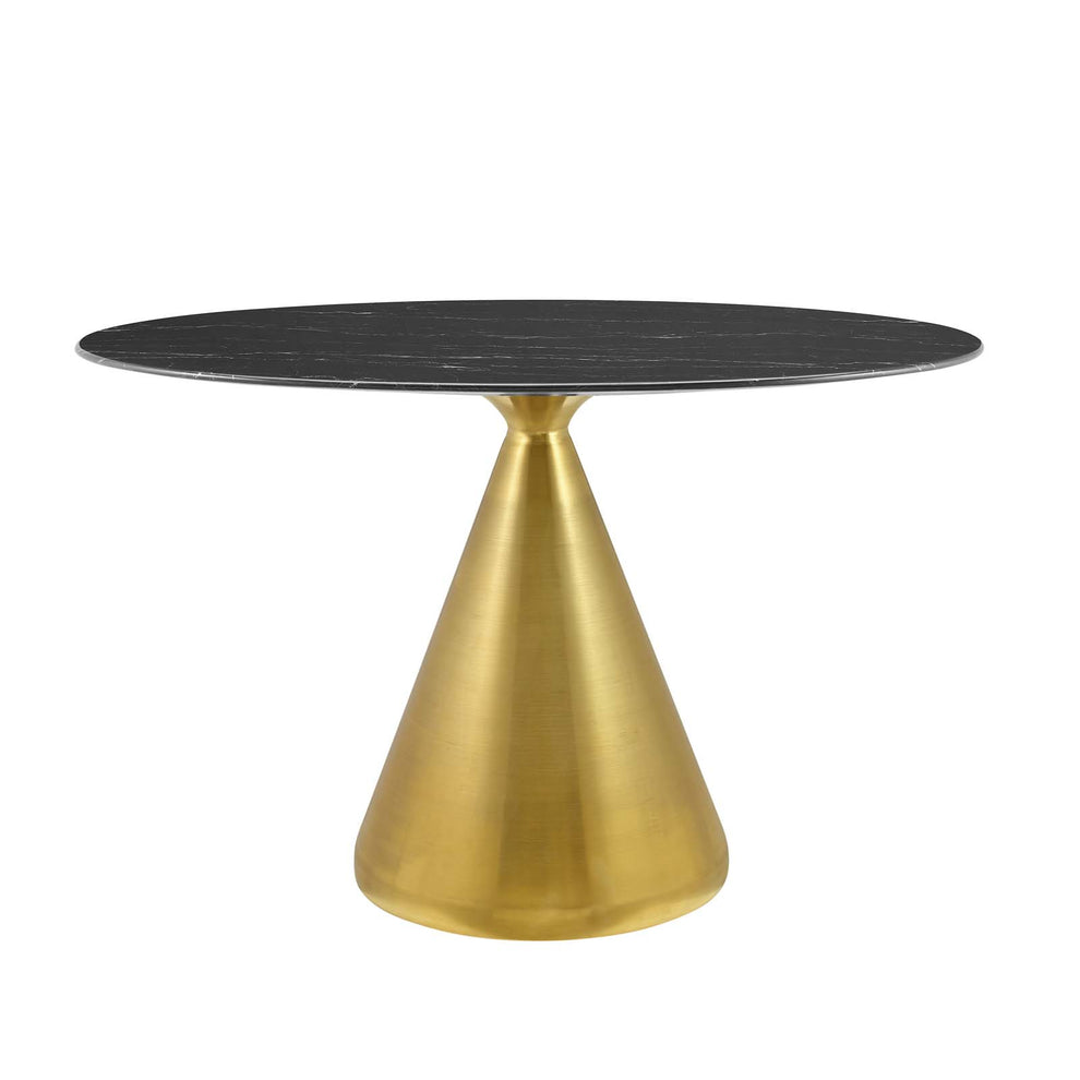 Tupelo 48" Oval Artificial Marble Dining Table By Modway - EEI-5331 | Dining Tables | Modishstore - 2