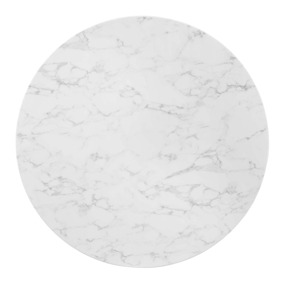 Tupelo 47" Artificial Marble Dining Table By Modway - EEI-5336 | Dining Tables | Modishstore - 3