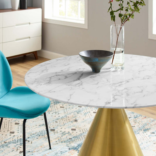 Tupelo 47" Artificial Marble Dining Table By Modway - EEI-5336 | Dining Tables | Modishstore - 1