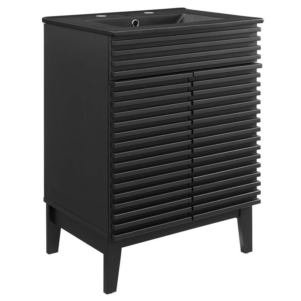 Modway Render 24" Bathroom Vanity w/Black Basin - EEI-5350 | Bathroom Accessories | Modishstore - 2