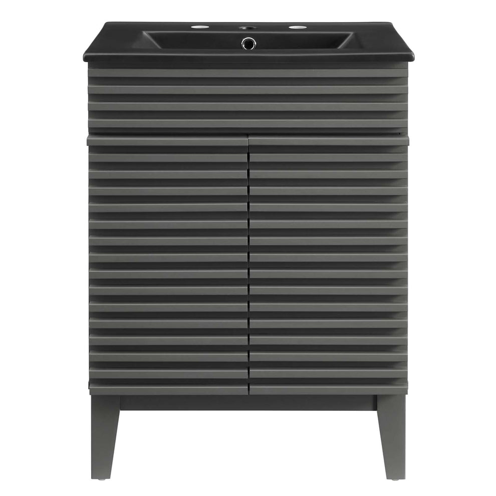 Modway Render 24" Bathroom Vanity w/Black Basin - EEI-5350 | Bathroom Accessories | Modishstore - 7