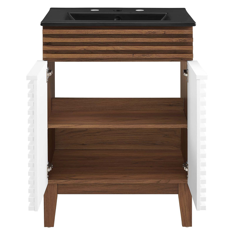 Modway Render 24" Bathroom Vanity w/Black Basin - EEI-5350 | Bathroom Accessories | Modishstore - 24