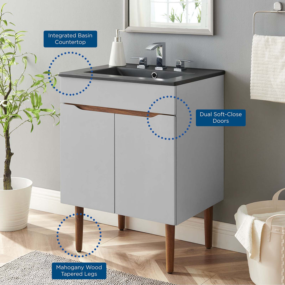 Modway Harvest 24" Bathroom Vanity - EEI-5357 | Bathroom Accessories | Modishstore - 5