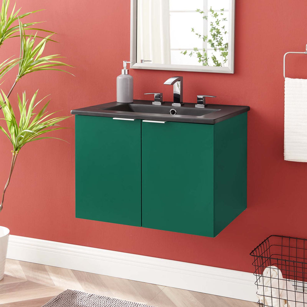 Modway Maybelle 24" Wall-Mount Bathroom Vanity - EEI-5370 | Bathroom Accessories | Modishstore - 5