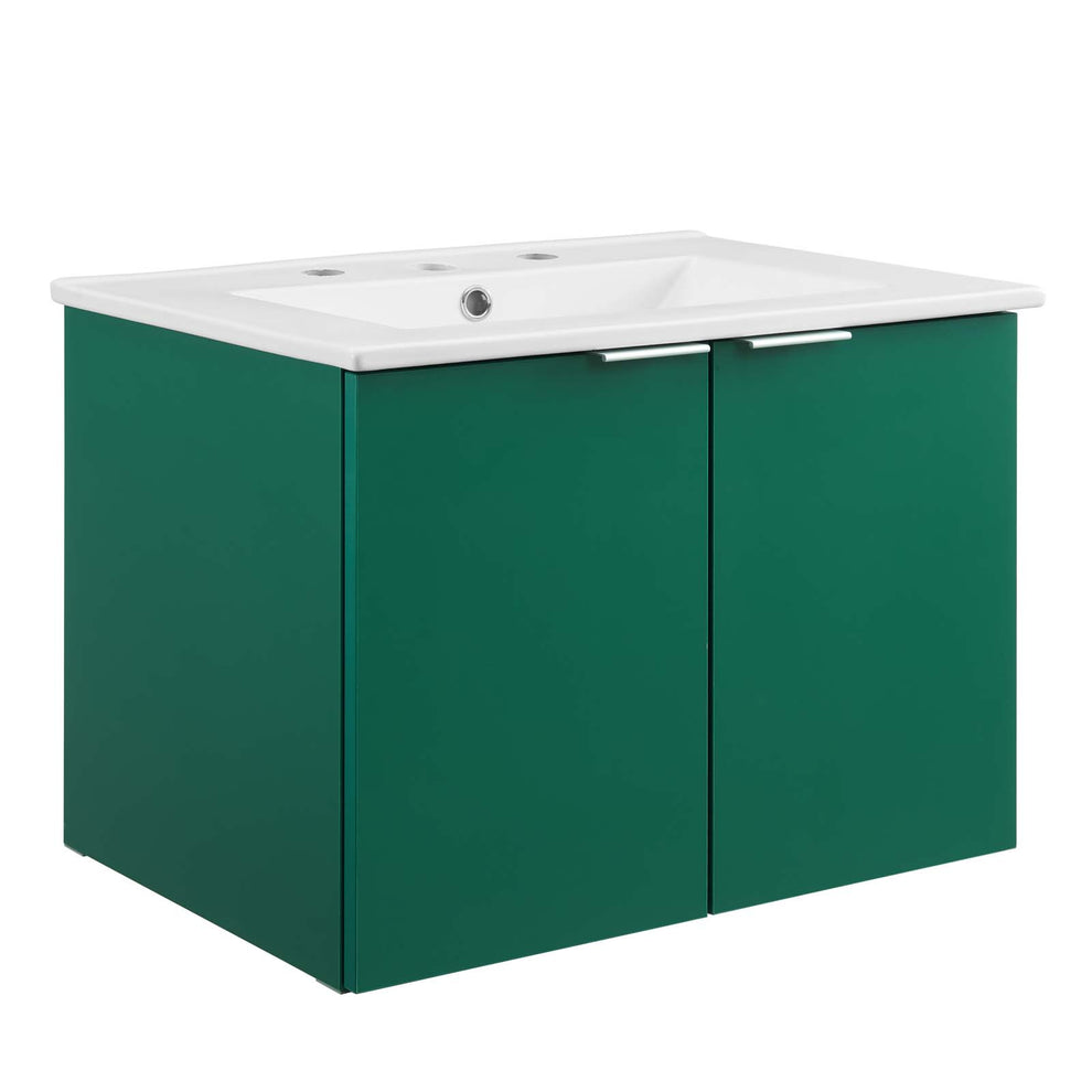 Maybelle 24" Wall-Mount Bathroom Vanity By Modway - EEI-5379 | Bathroom Accessories | Modishstore - 2