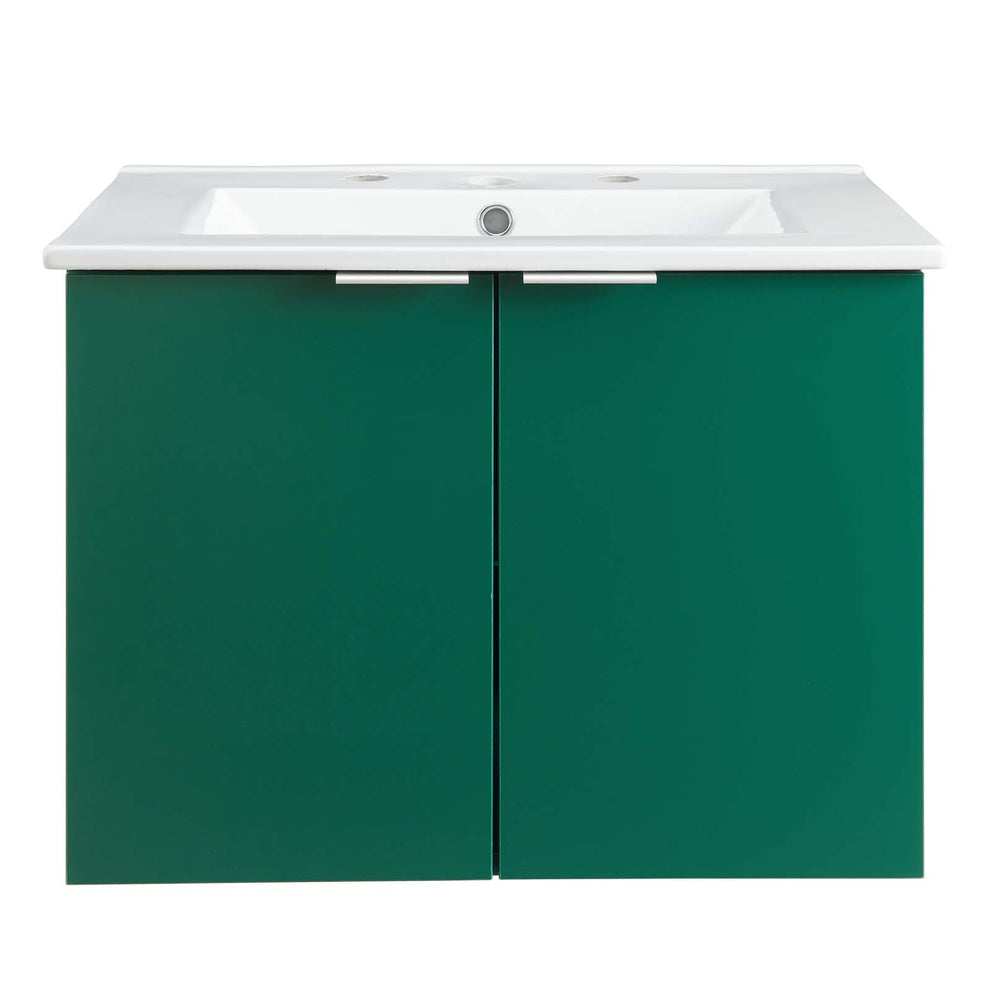 Maybelle 24" Wall-Mount Bathroom Vanity By Modway - EEI-5379 | Bathroom Accessories | Modishstore - 3