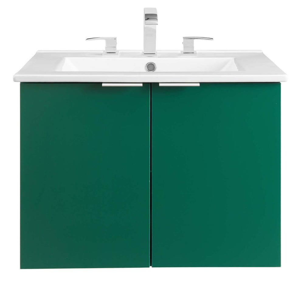 Maybelle 24" Wall-Mount Bathroom Vanity By Modway - EEI-5379 | Bathroom Accessories | Modishstore - 4