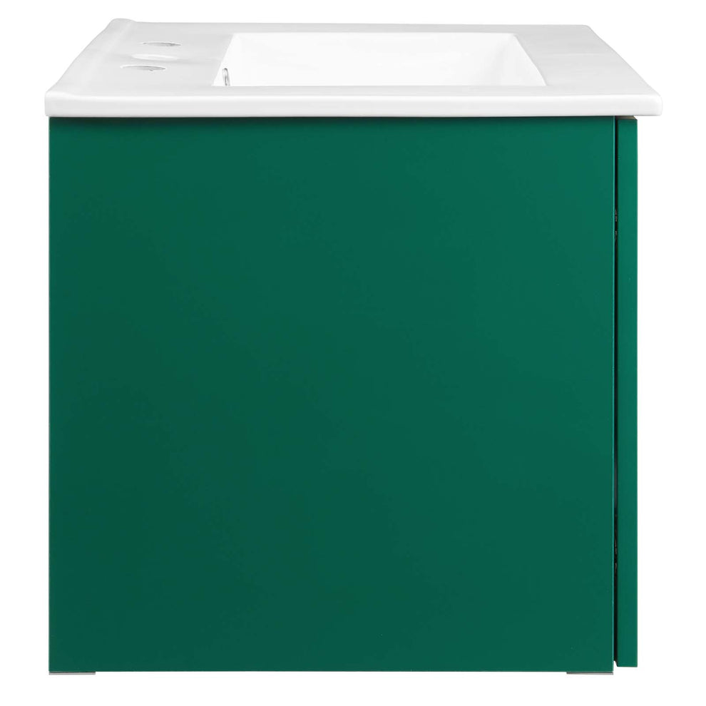 Maybelle 24" Wall-Mount Bathroom Vanity By Modway - EEI-5379 | Bathroom Accessories | Modishstore - 6
