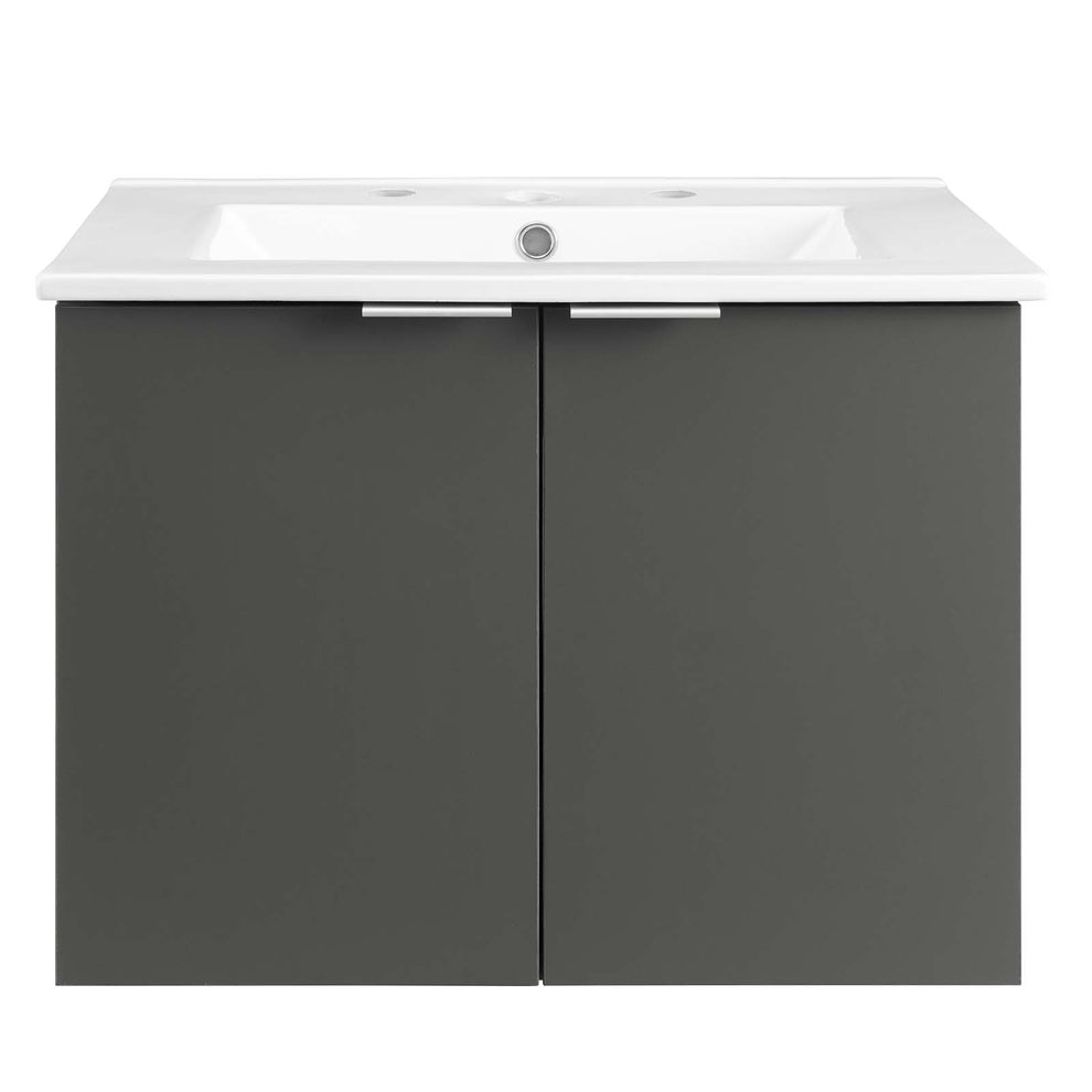 Maybelle 24" Wall-Mount Bathroom Vanity By Modway - EEI-5379 | Bathroom Accessories | Modishstore - 8