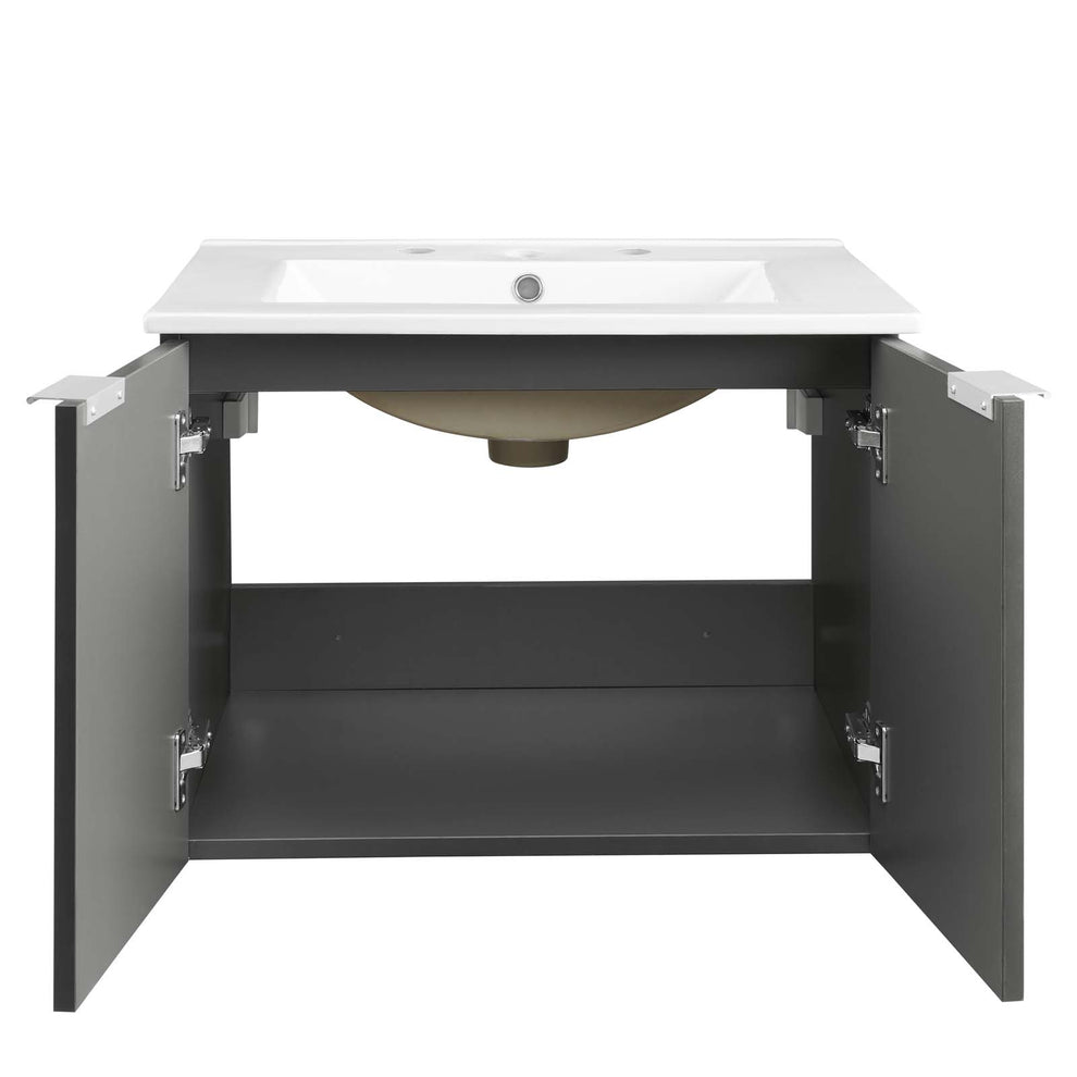 Maybelle 24" Wall-Mount Bathroom Vanity By Modway - EEI-5379 | Bathroom Accessories | Modishstore - 10
