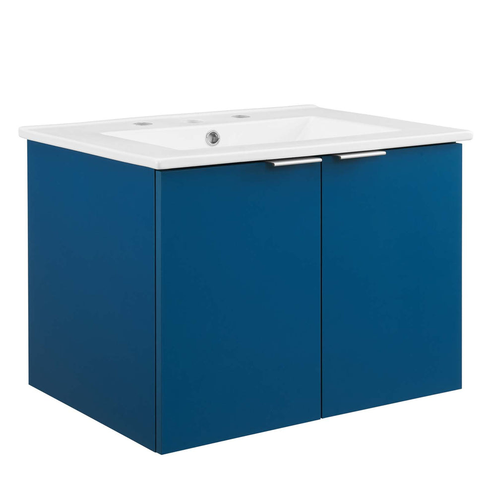 Maybelle 24" Wall-Mount Bathroom Vanity By Modway - EEI-5379 | Bathroom Accessories | Modishstore - 12