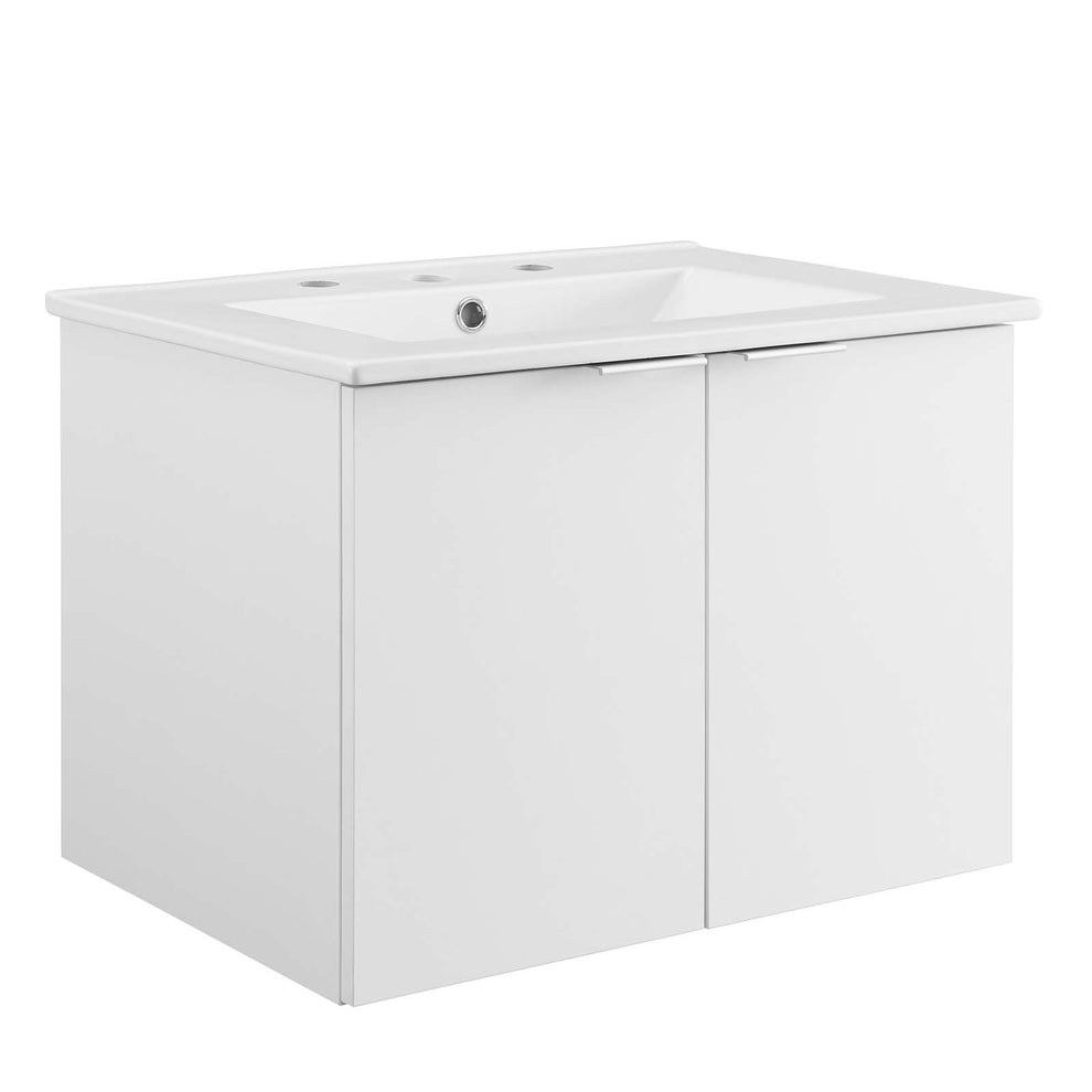 Maybelle 24" Wall-Mount Bathroom Vanity By Modway - EEI-5379 | Bathroom Accessories | Modishstore - 17