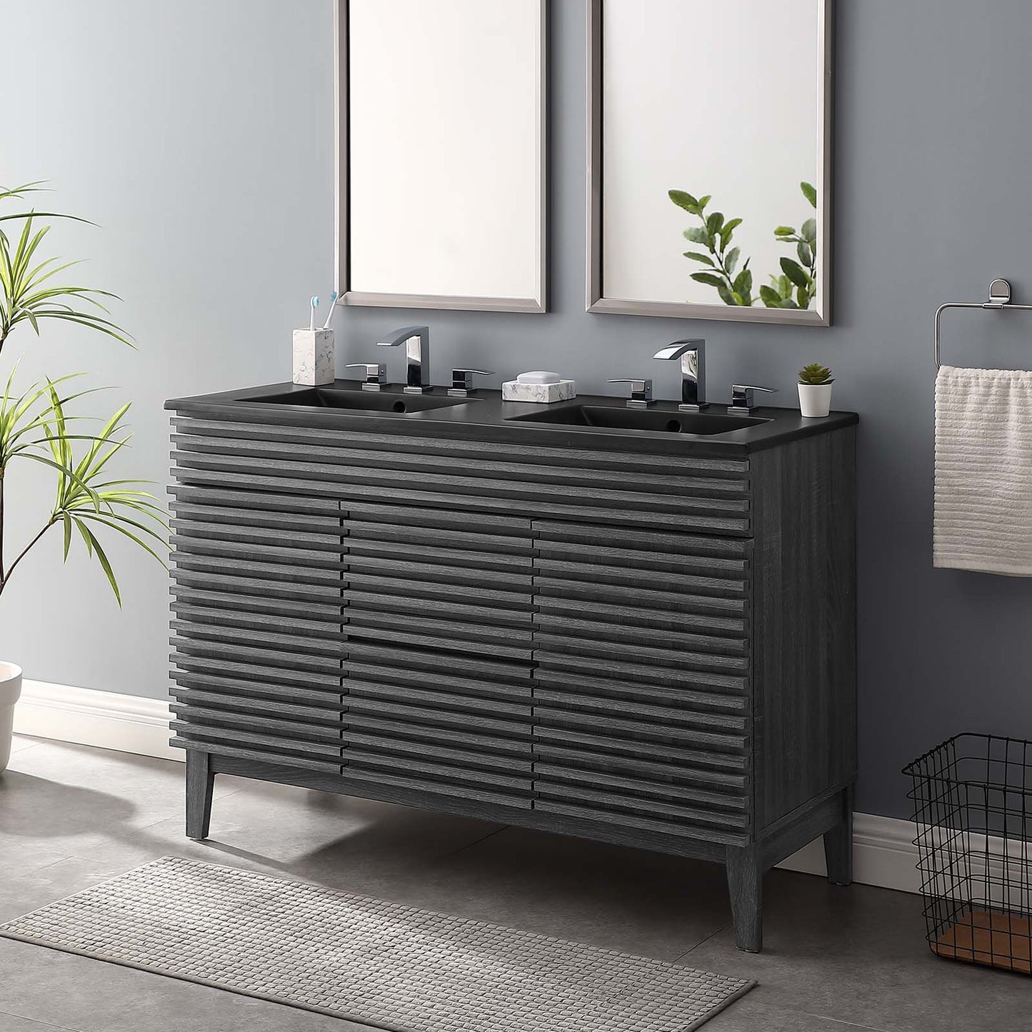 Modway Render 48" Double Sink Bathroom Vanity | Bathroom Accessories | Modishstore-12