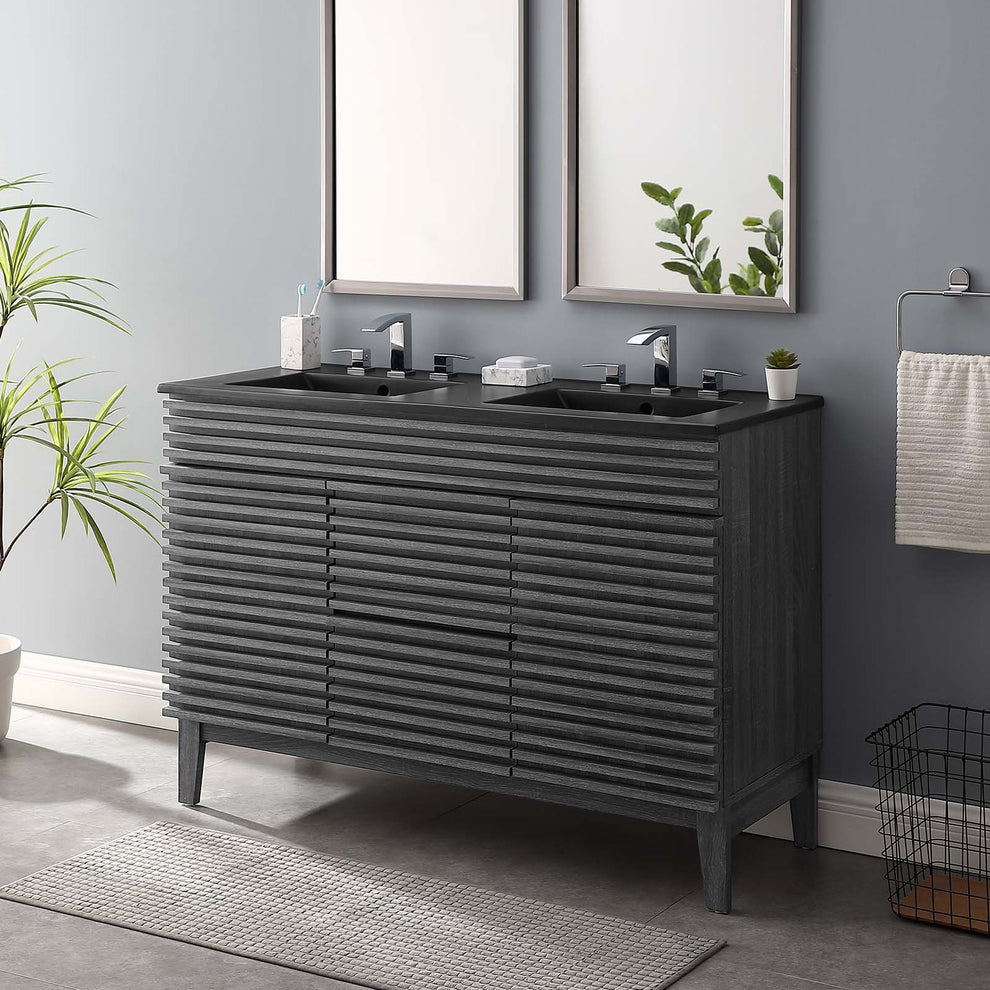 Modway Render 48" Double Sink Bathroom Vanity - EEI-5381 | Bathroom Accessories | Modishstore - 12