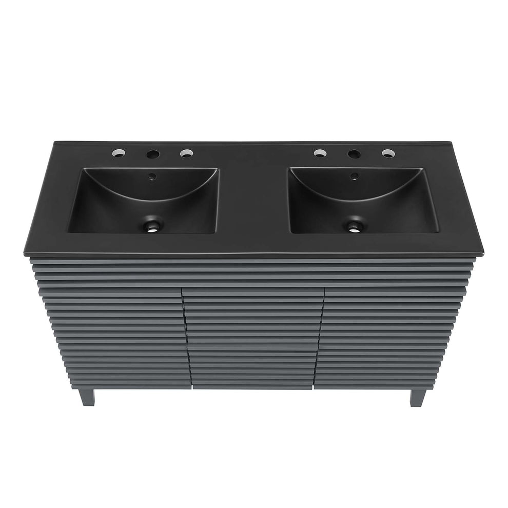 Modway Render 48" Double Sink Bathroom Vanity - EEI-5381 | Bathroom Accessories | Modishstore - 19