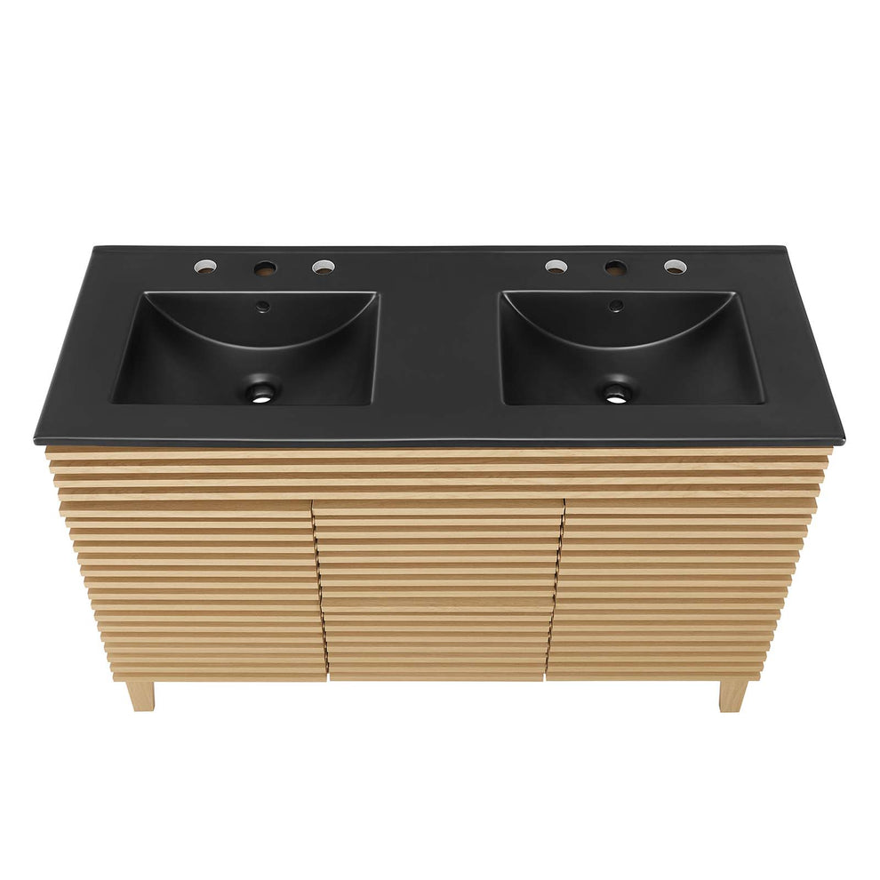 Modway Render 48" Double Sink Bathroom Vanity - EEI-5381 | Bathroom Accessories | Modishstore - 30