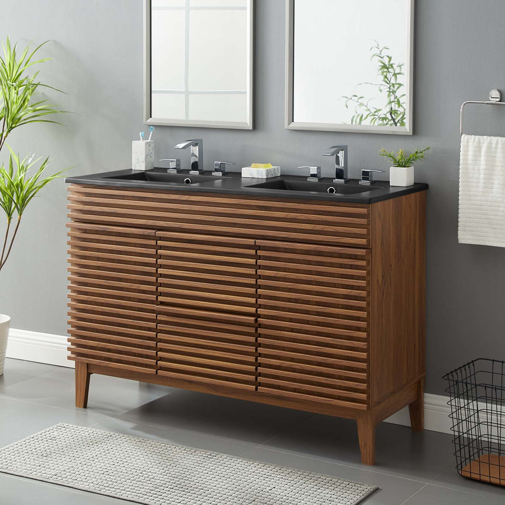 Modway Render 48" Double Sink Bathroom Vanity - EEI-5381 | Bathroom Accessories | Modishstore - 1
