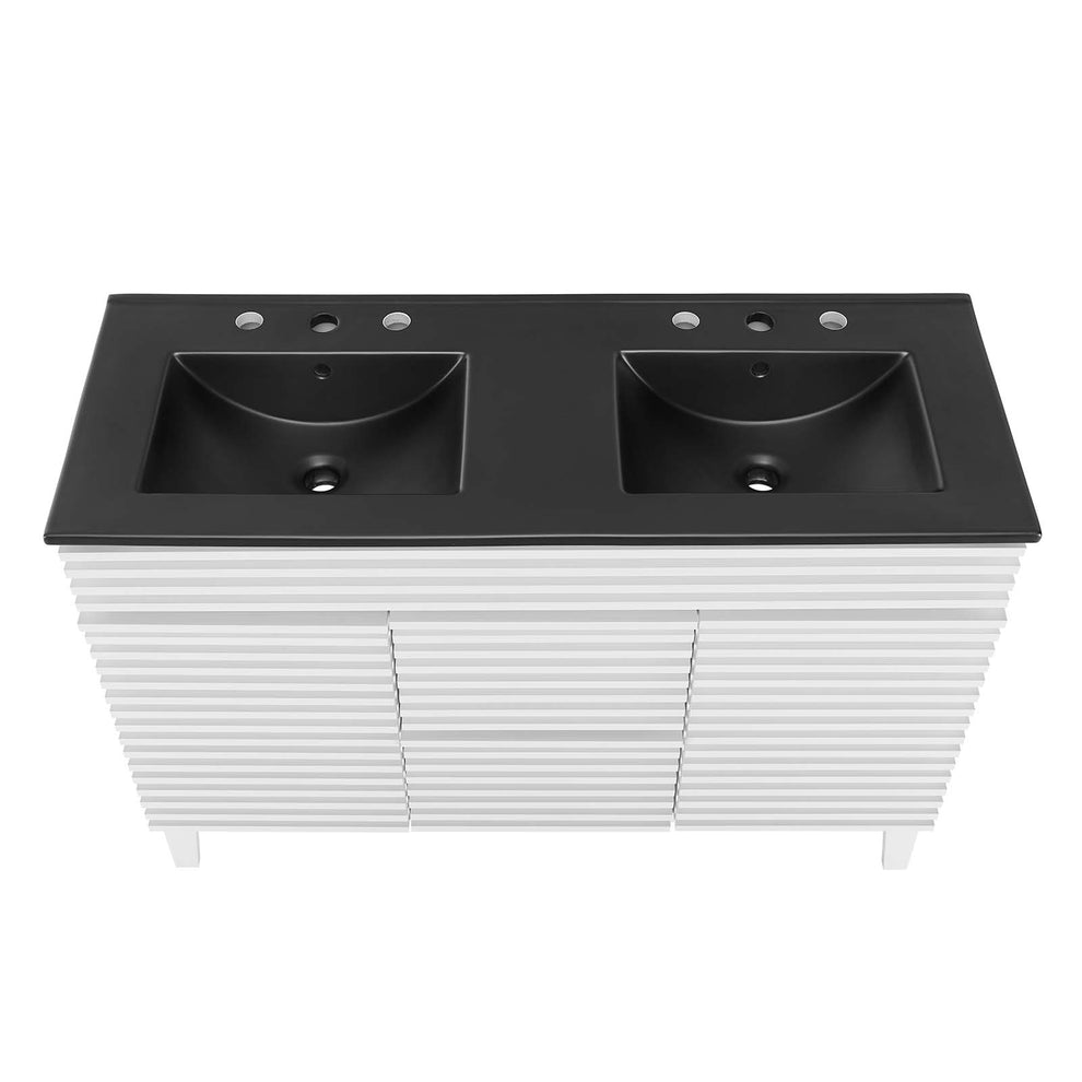 Modway Render 48" Double Sink Bathroom Vanity - EEI-5381 | Bathroom Accessories | Modishstore - 41