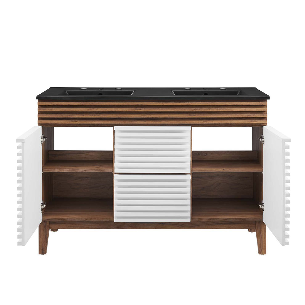 Modway Render 48" Double Sink Bathroom Vanity - EEI-5381 | Bathroom Accessories | Modishstore - 54