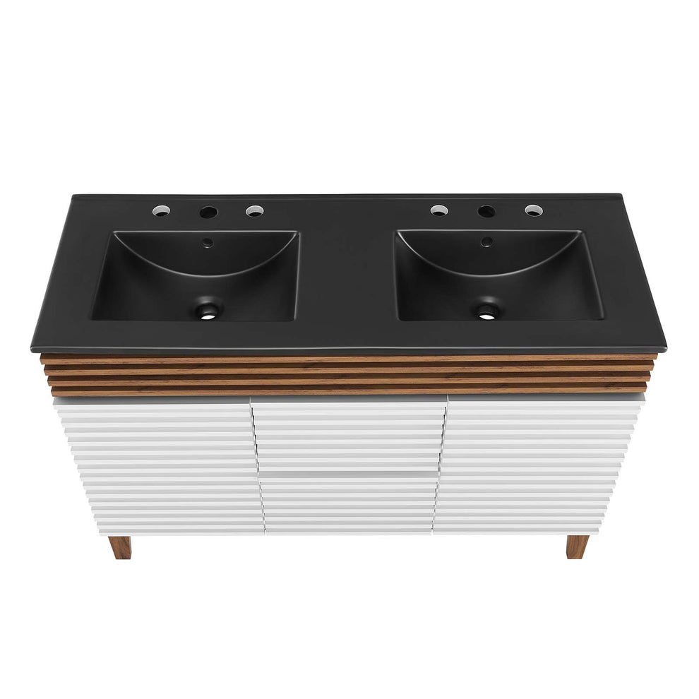 Modway Render 48" Double Sink Bathroom Vanity - EEI-5381 | Bathroom Accessories | Modishstore - 52