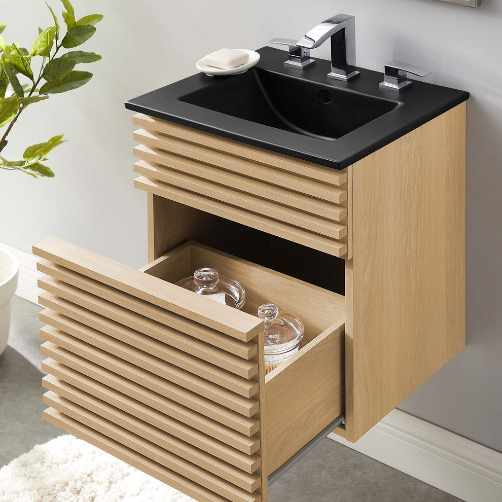 Modway Render 18" Wall-Mount Bathroom Vanity - EEI-5390 | Bathroom Accessories | Modishstore - 23