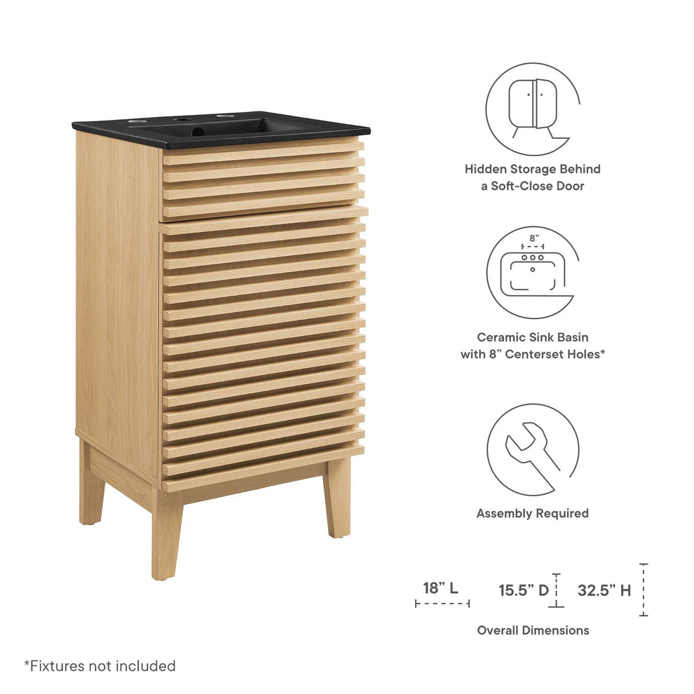 Modway Render 18" Bathroom Vanity - EEI-5391 | Bathroom Accessories | Modishstore - 34