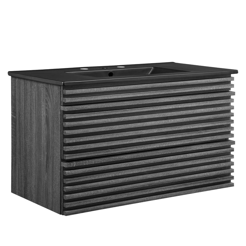 Modway Render 36" Wall-Mount Bathroom Vanity - EEI-5395 | Bathroom Accessories | Modishstore - 10