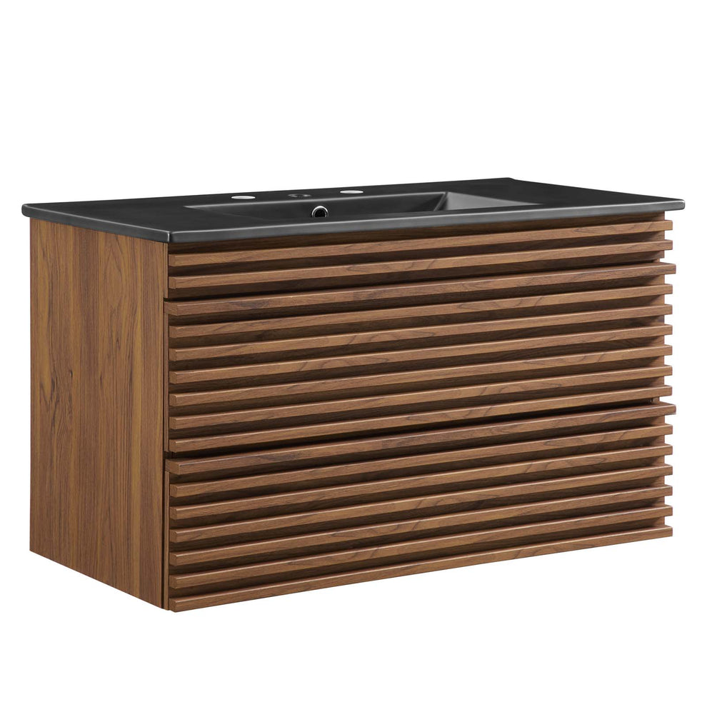 Modway Render 36" Wall-Mount Bathroom Vanity - EEI-5395 | Bathroom Accessories | Modishstore - 2