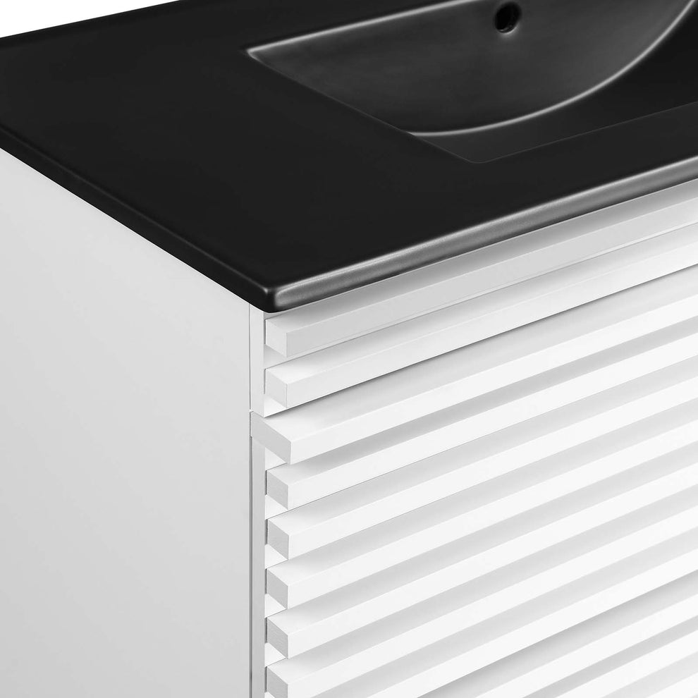 Modway Render 36" Wall-Mount Bathroom Vanity - EEI-5395 | Bathroom Accessories | Modishstore - 36