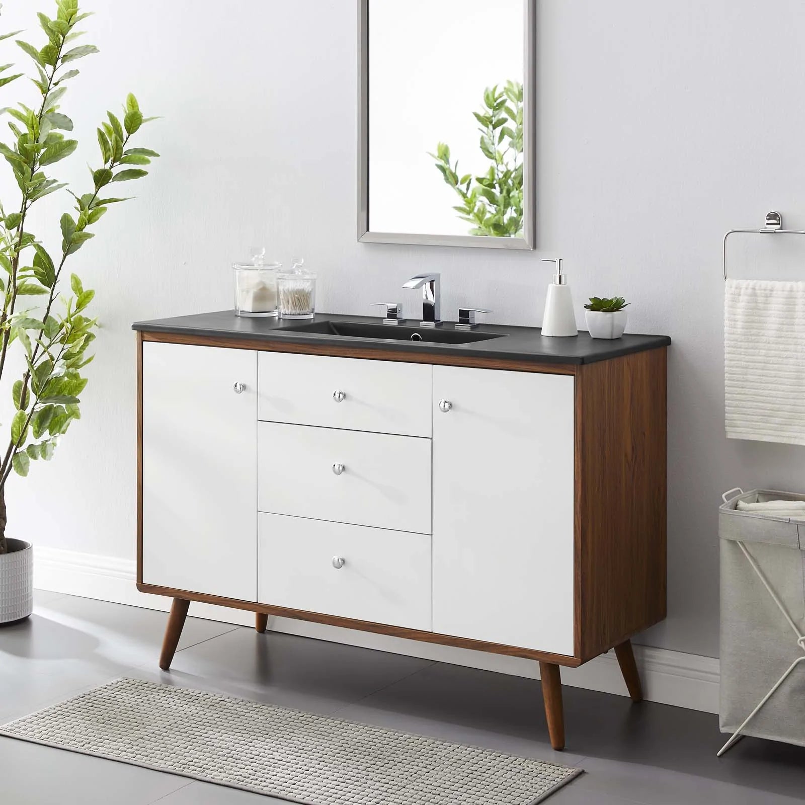 Modway Transmit 48" Single Sink Bathroom Vanity - EEI-5397 | Bathroom Accessories | Modishstore - 1