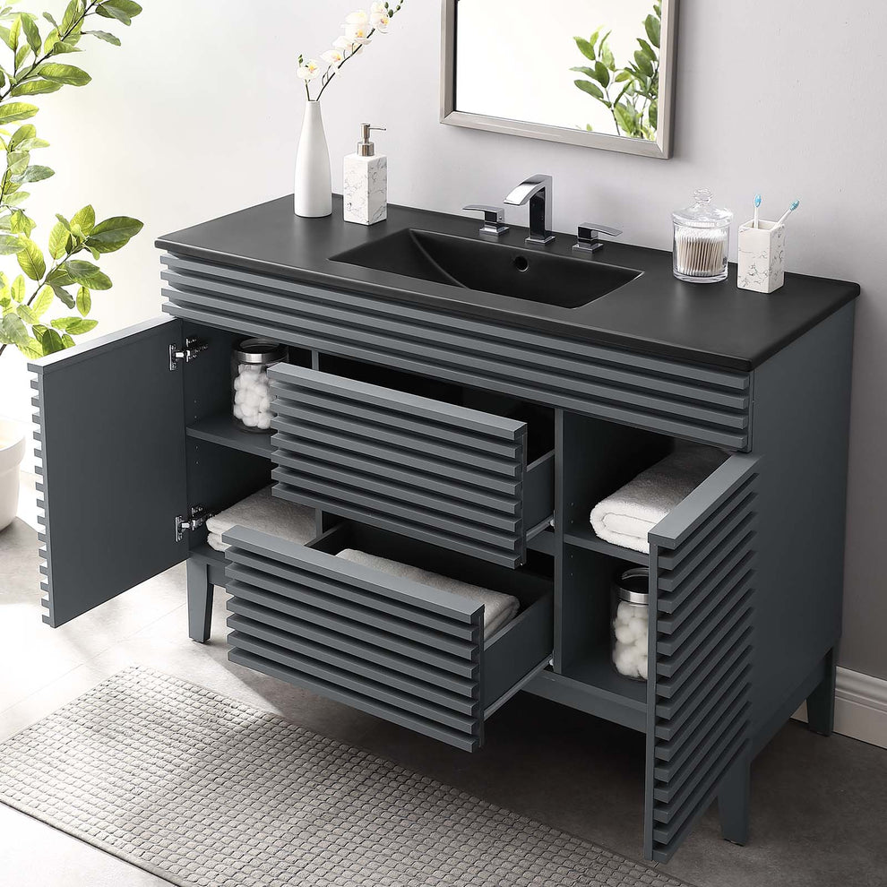 Modway Render 48" Single Sink Bathroom Vanity - EEI-5398 | Bathroom Accessories | Modishstore - 24