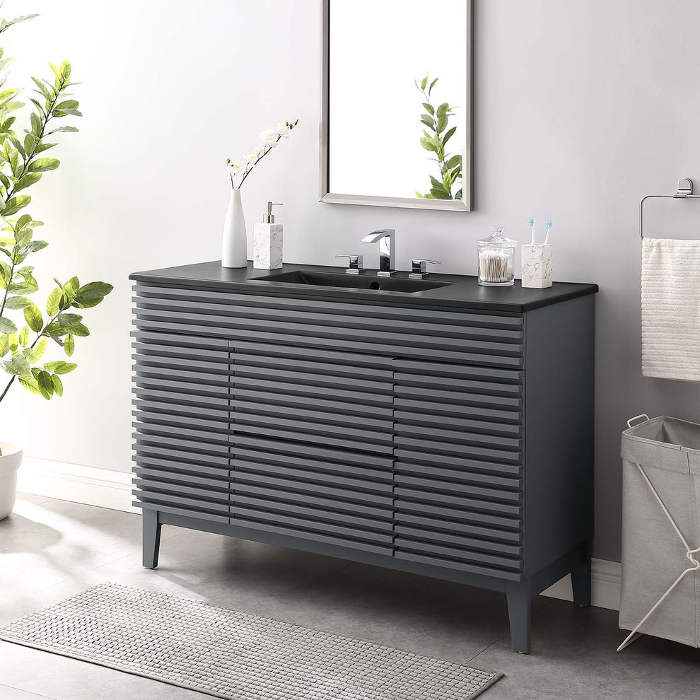 Modway Render 48" Single Sink Bathroom Vanity - EEI-5398 | Bathroom Accessories | Modishstore - 25